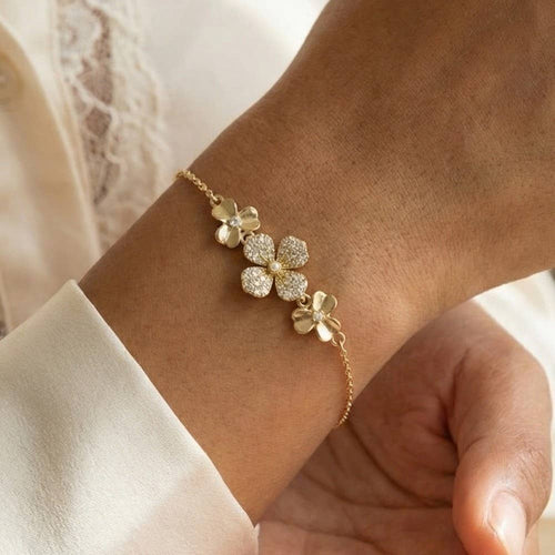 Blossoming Pave Bracelet