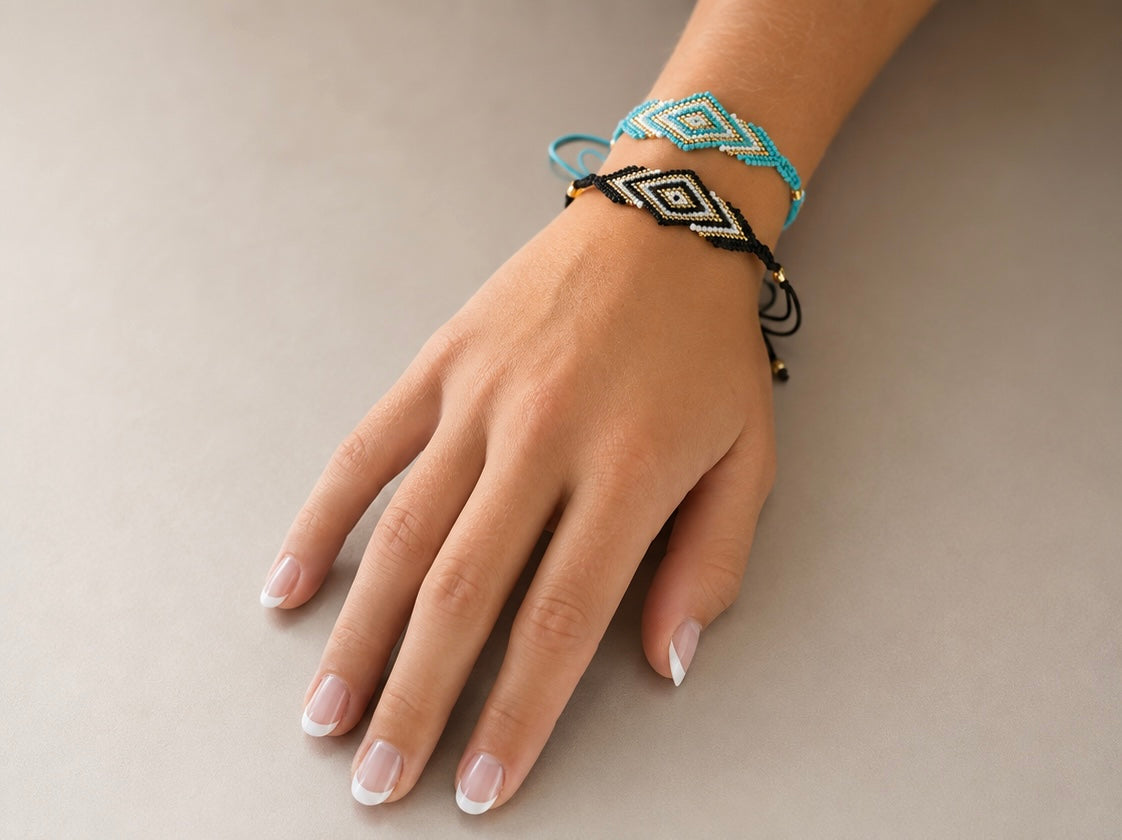 Diamond Patterned Ostuni Bracelet