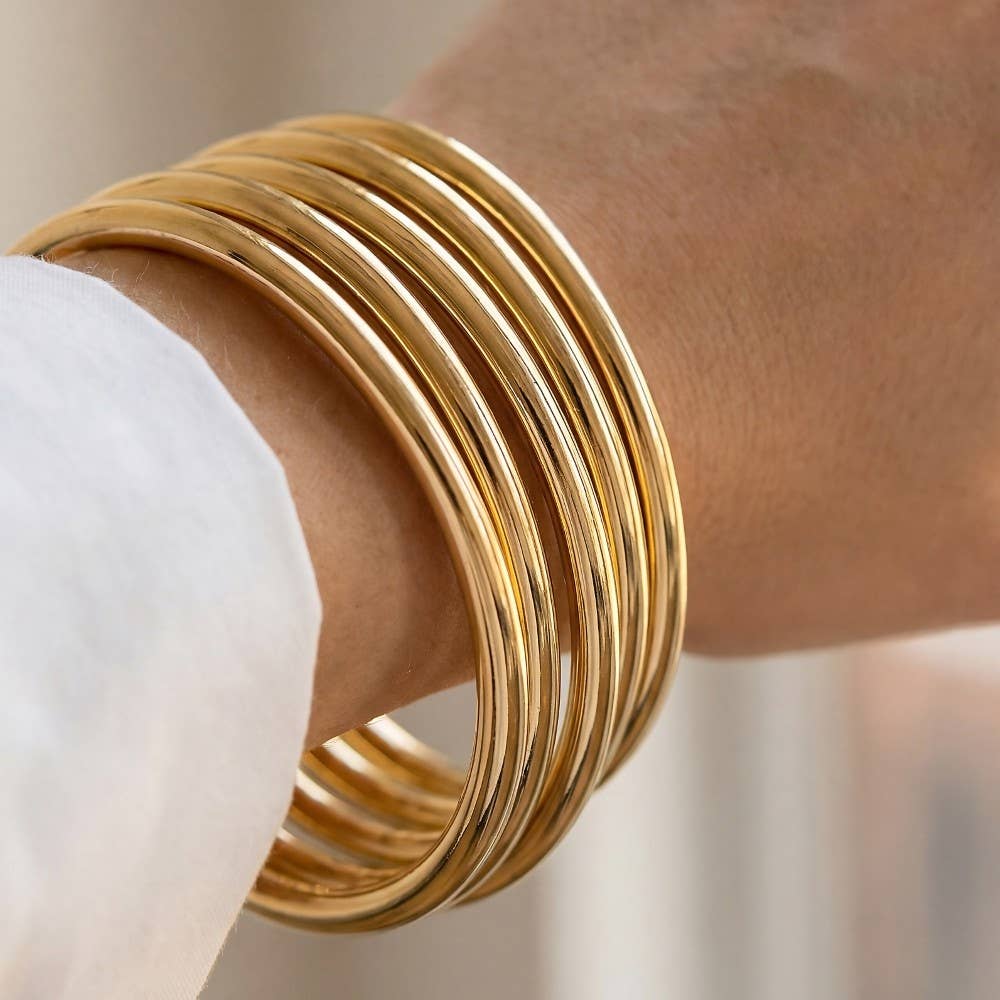 Metallic Bangle Bracelet
