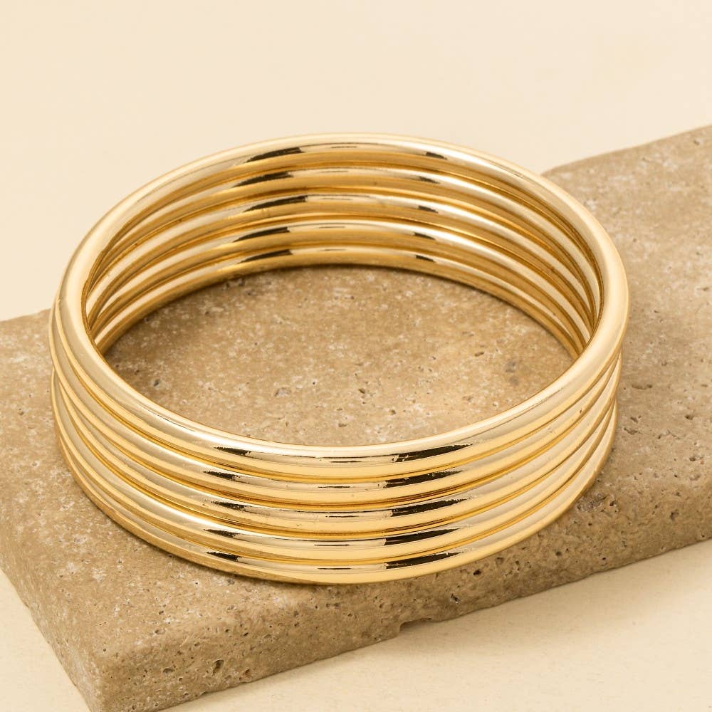 Metallic Bangle Bracelet