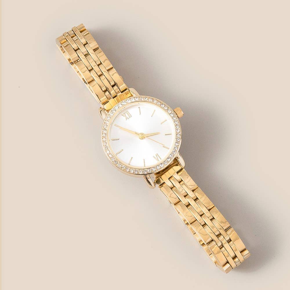 Pave Trim Watch
