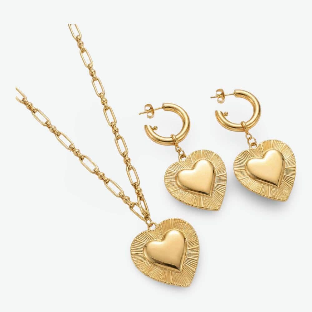Heartening Drop Earrings